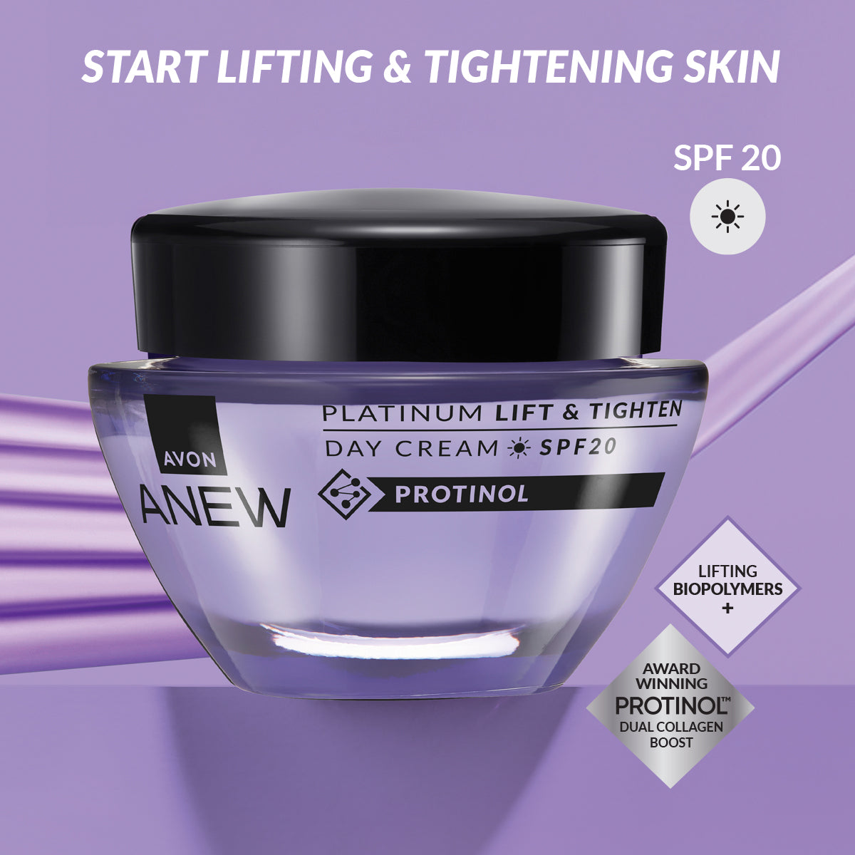 Anew Platinum Lift and Tighten Day Cream with SPF 20 (50ml)