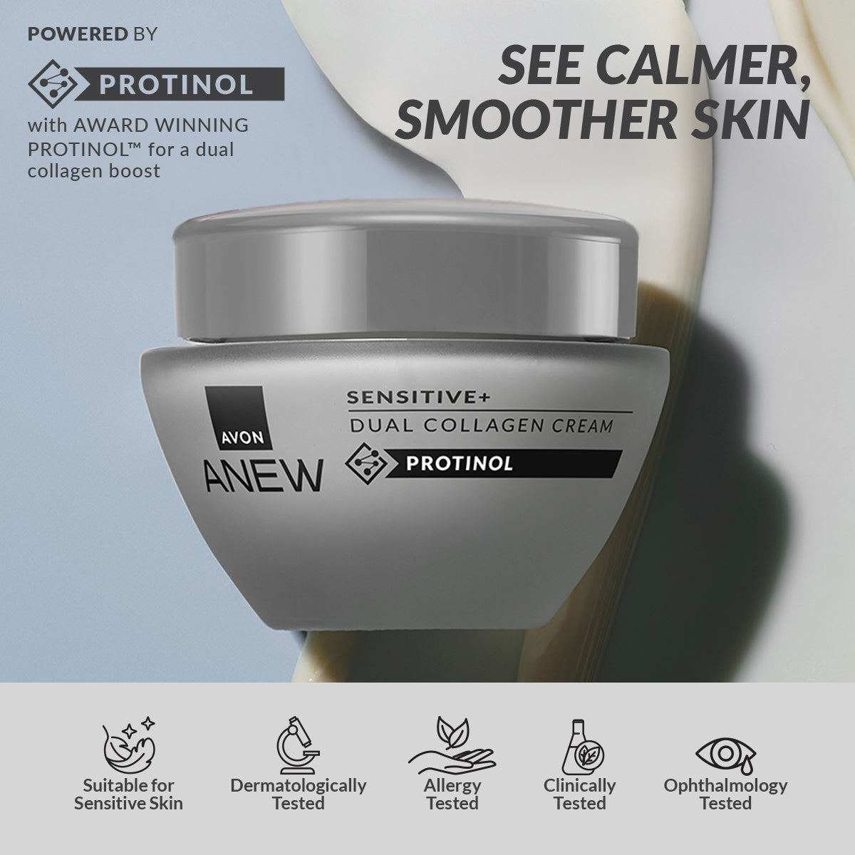 Anew Sensitive+ Dual Collagen Cream EMEA
