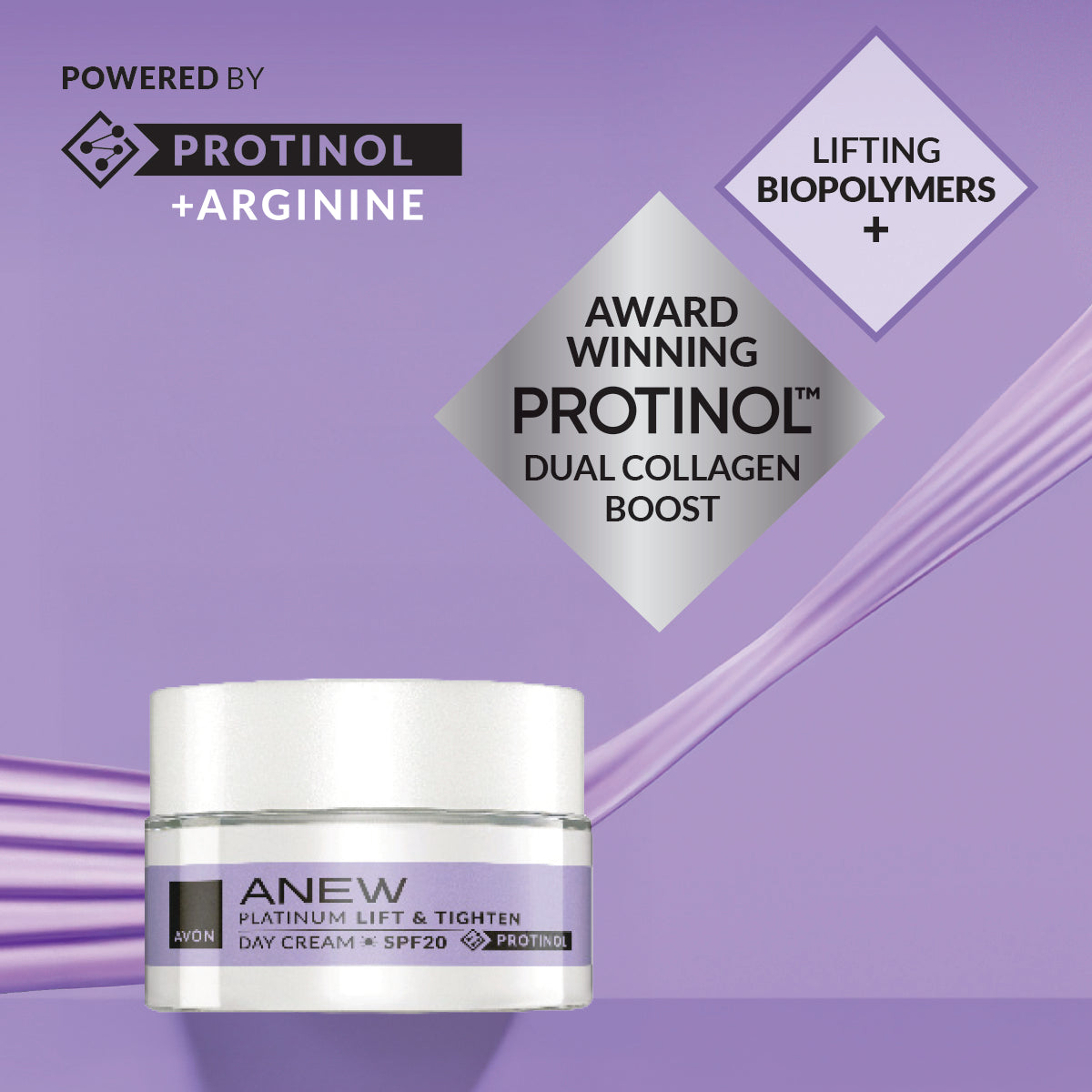 Avon Anew Platinum Lift & Tighten Day Cream SPF 20 (Trial Size) – 15ml