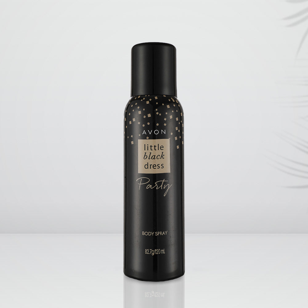 strapless open back dress Avon Little Black Dress Party Body Spray – Avon India