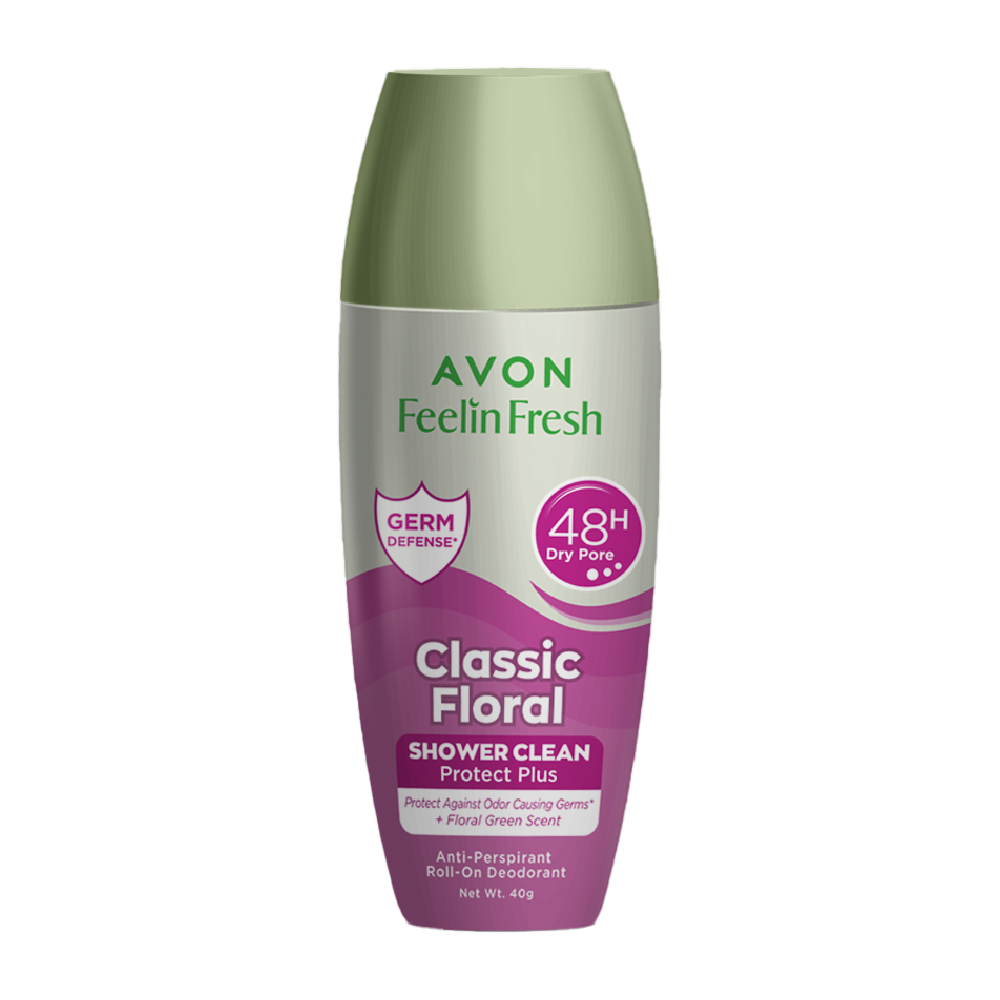 Avon Feelin Fresh Classic Floral Anti-Perspirant Roll-On Deodorant