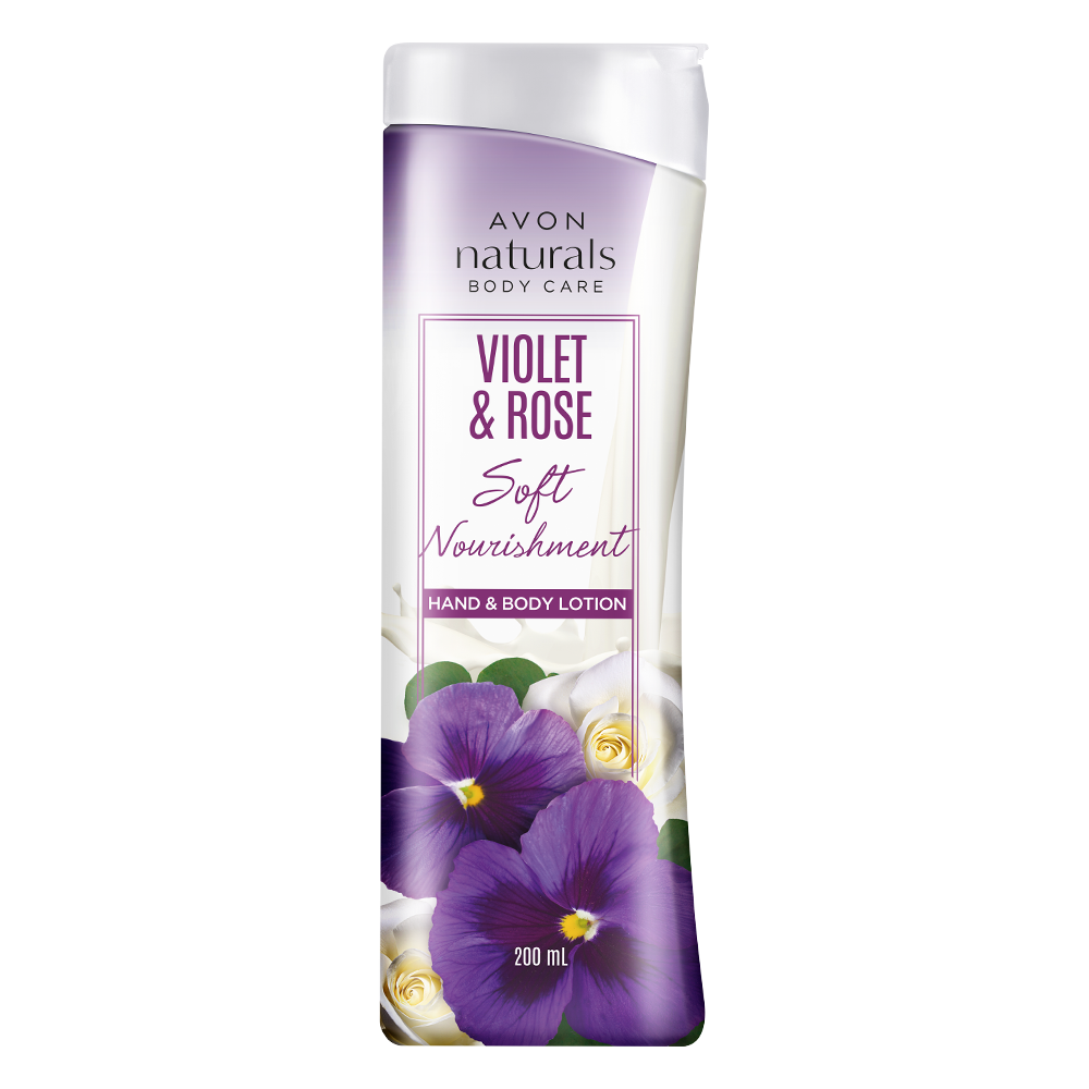 Avon Naturals Violet Rose Hand and Body Lotion