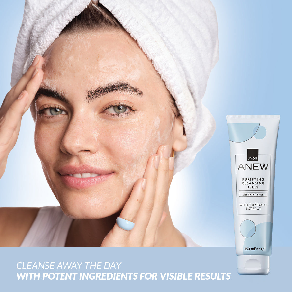 Anew Purifying Cleansing Jelly with Charcoal Extract – 150ml