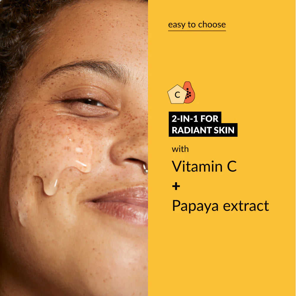 SK!N Glow Vit C + Papaya Extract Gel Cleanser + Makeup Remover