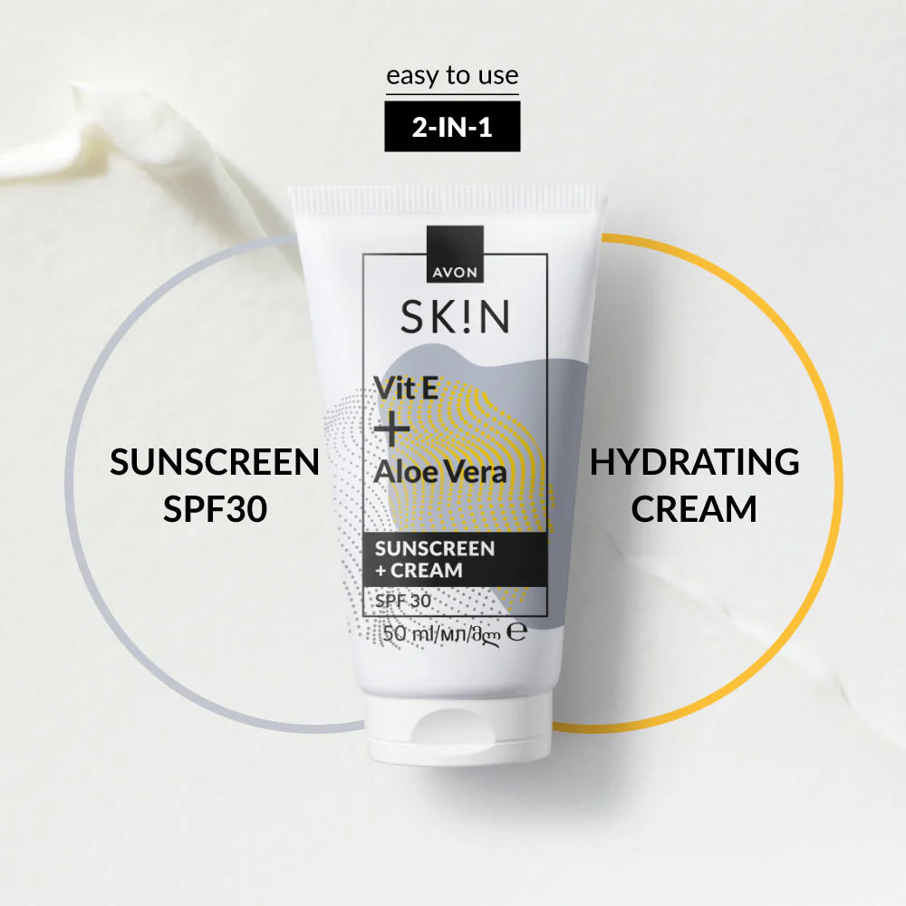 SK!N Vit E + Aloe Vera Sunscreen + Cream SPF 30