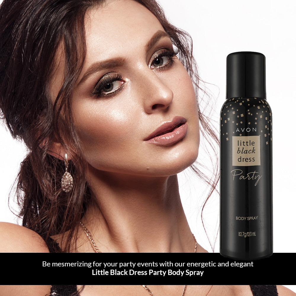 Avon Little Black Dress Party Body Spray
