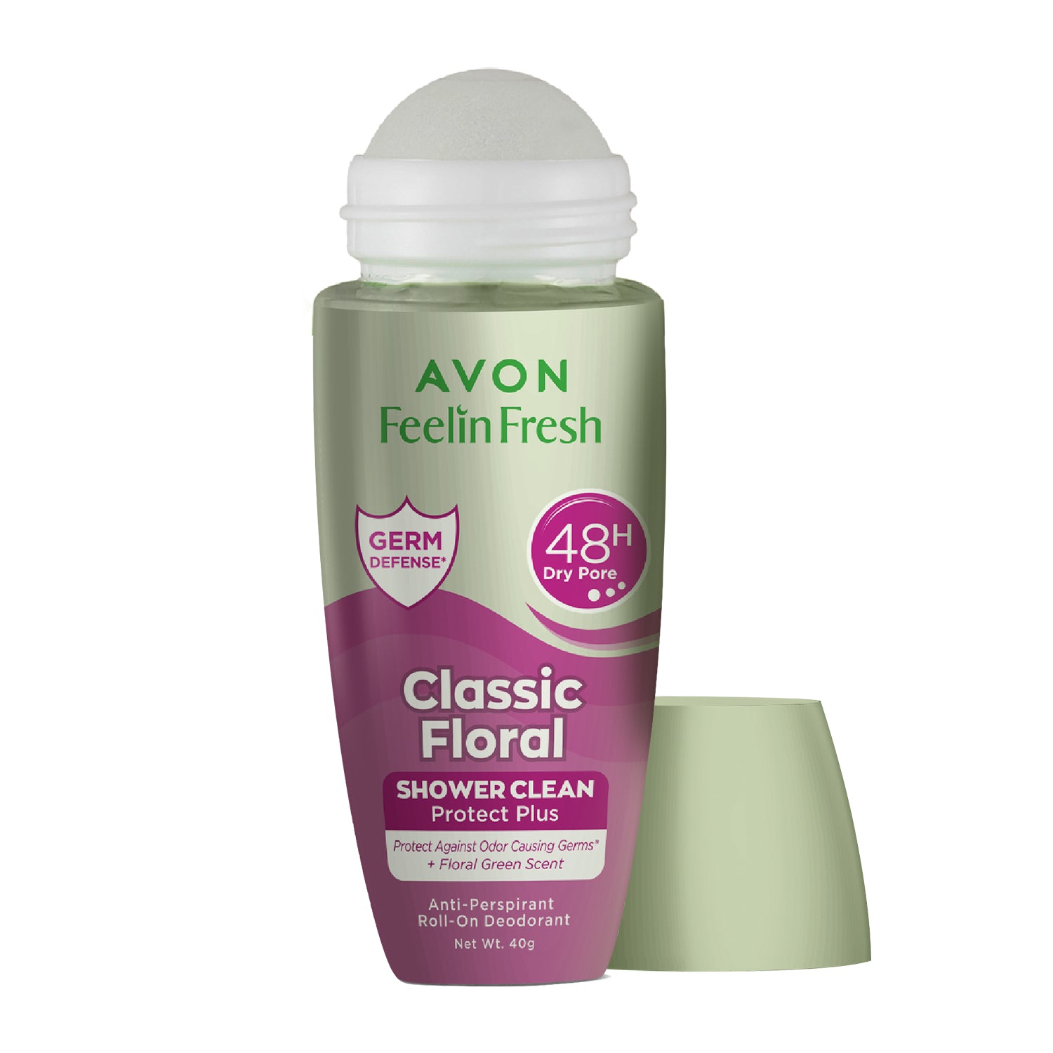 Avon Feelin Fresh Classic Floral Anti-Perspirant Roll-On Deodorant