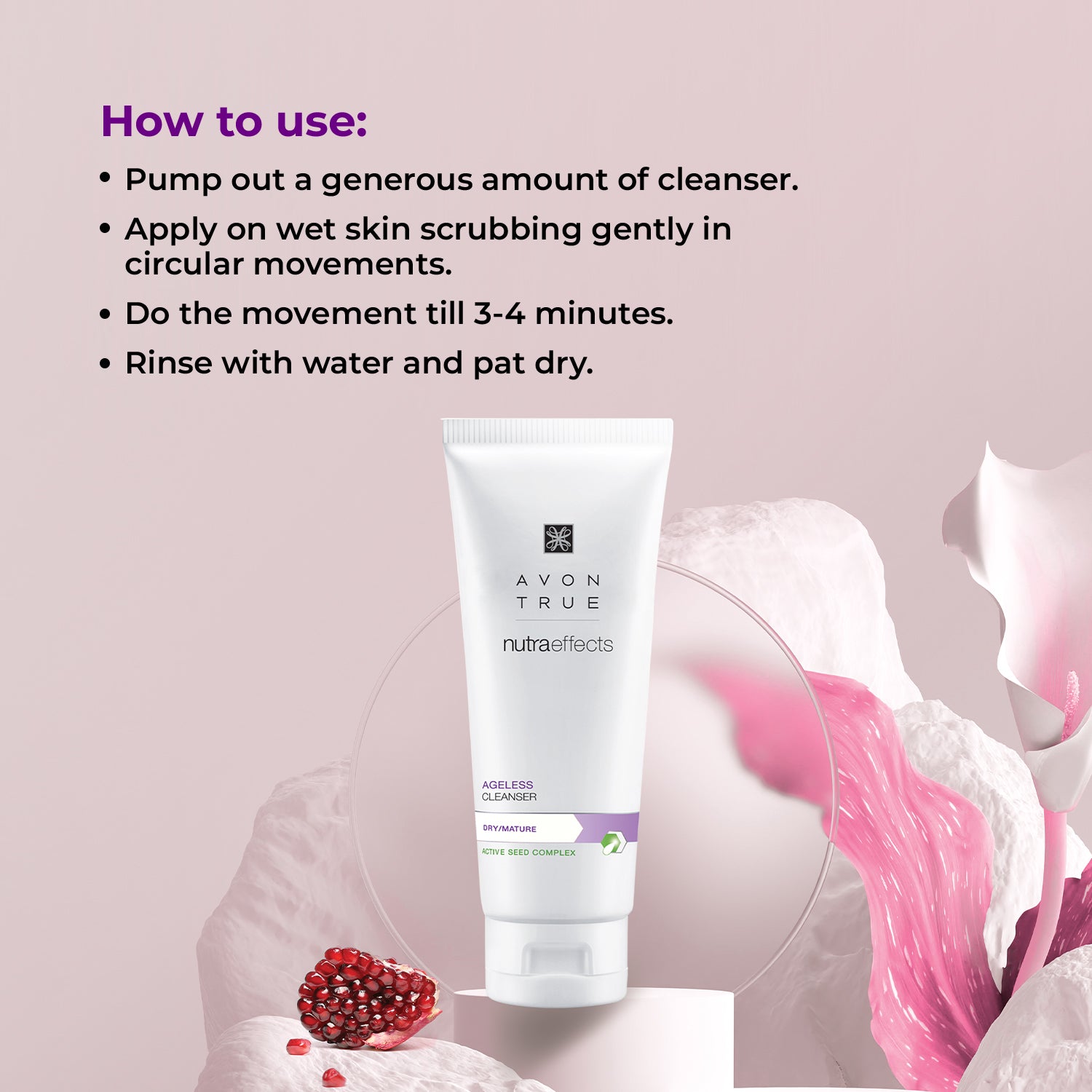 Avon True Nutraeffects Ageless Cleanser