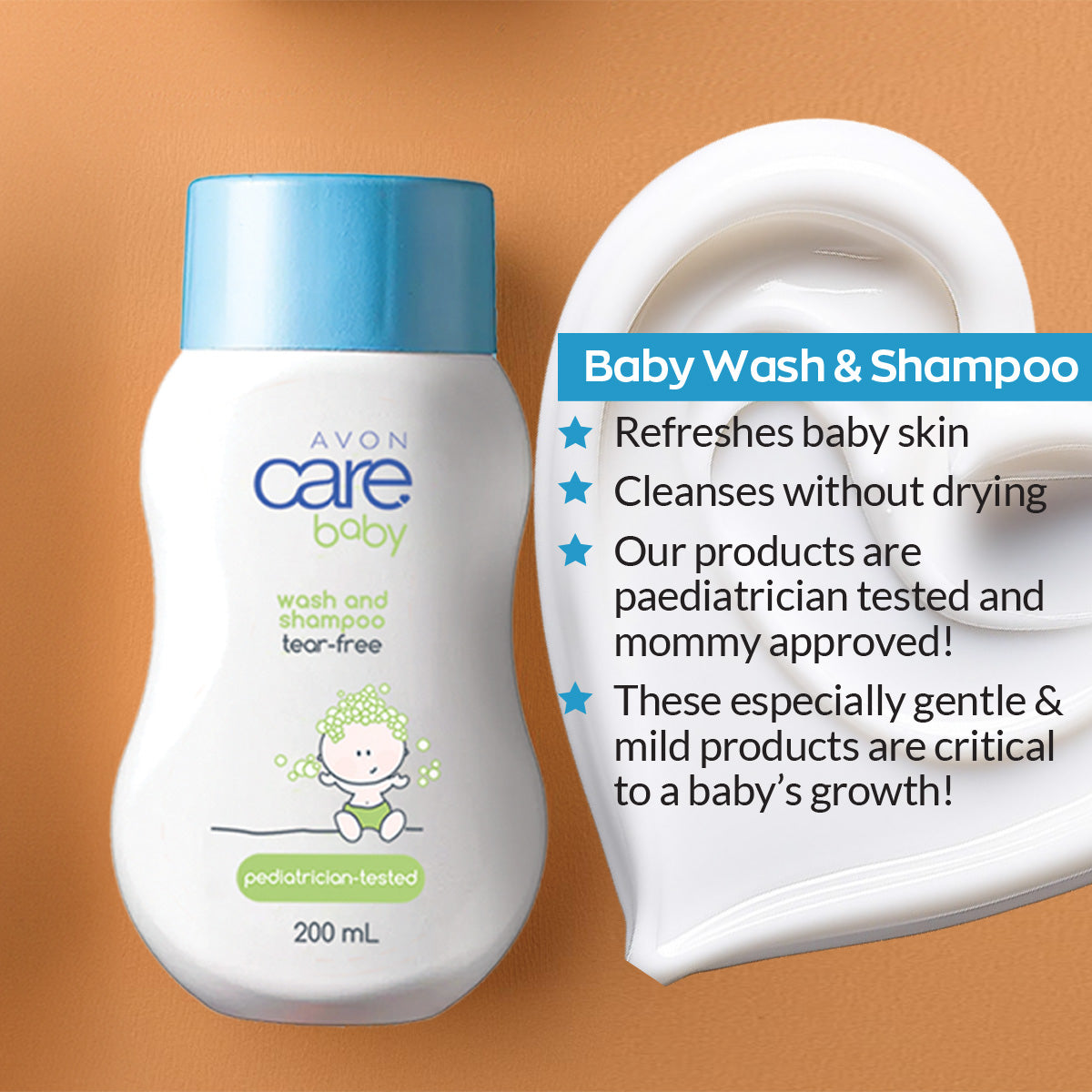 Avon Care Baby Tear-Free Wash and Shampoo