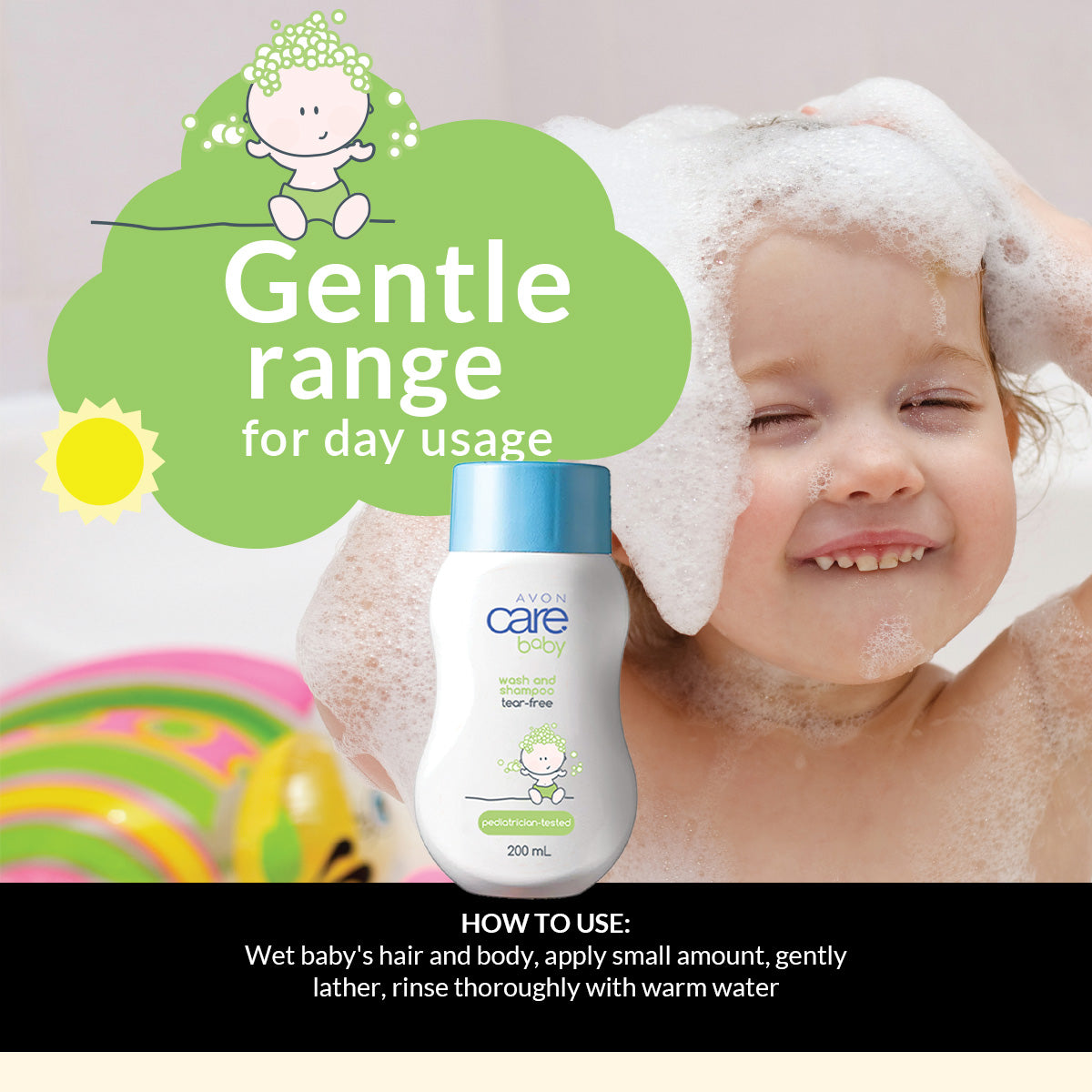 Avon Care Baby Tear-Free Wash and Shampoo