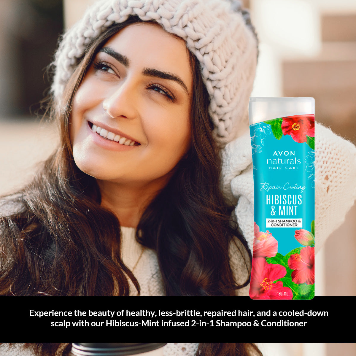 Avon Naturals Hibiscus & Mint 2-in-1 Shampoo & Conditioner