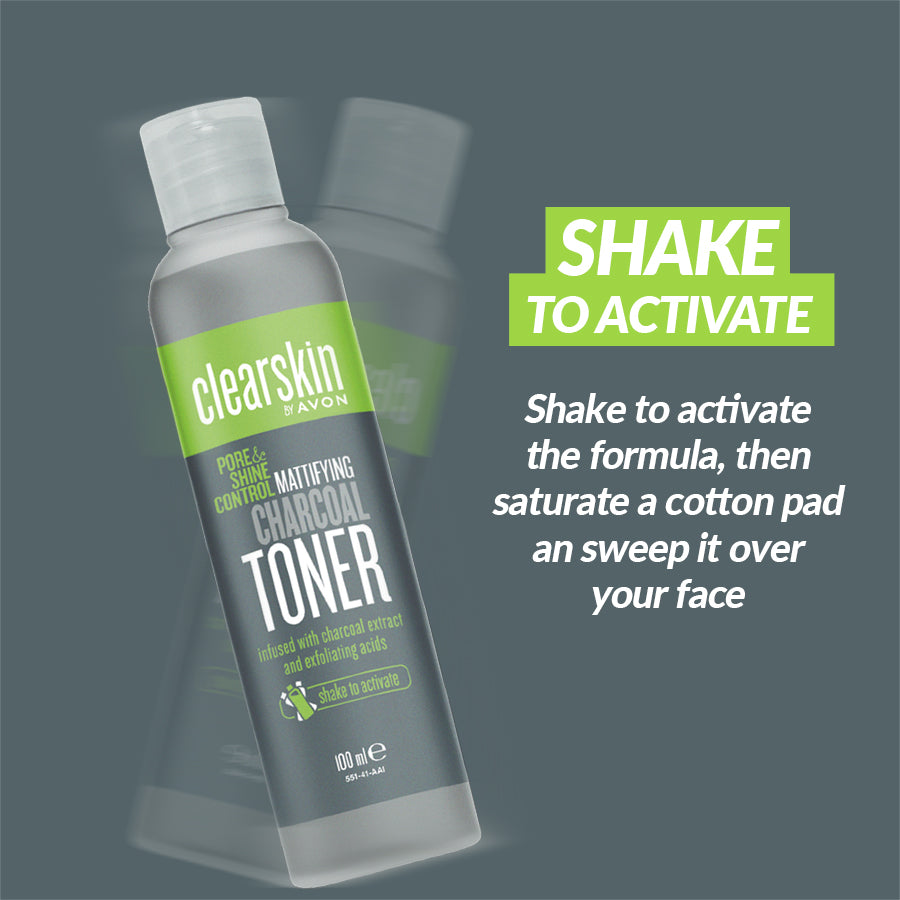 Avon Clearskin Pore & Shine Control Mattifying Charcoal Toner