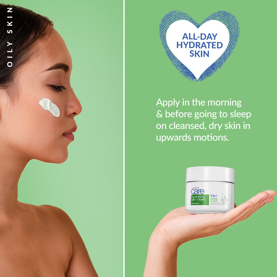 Avon Care 3-in-1 Hydrating Gel-Cream for Oily Skin