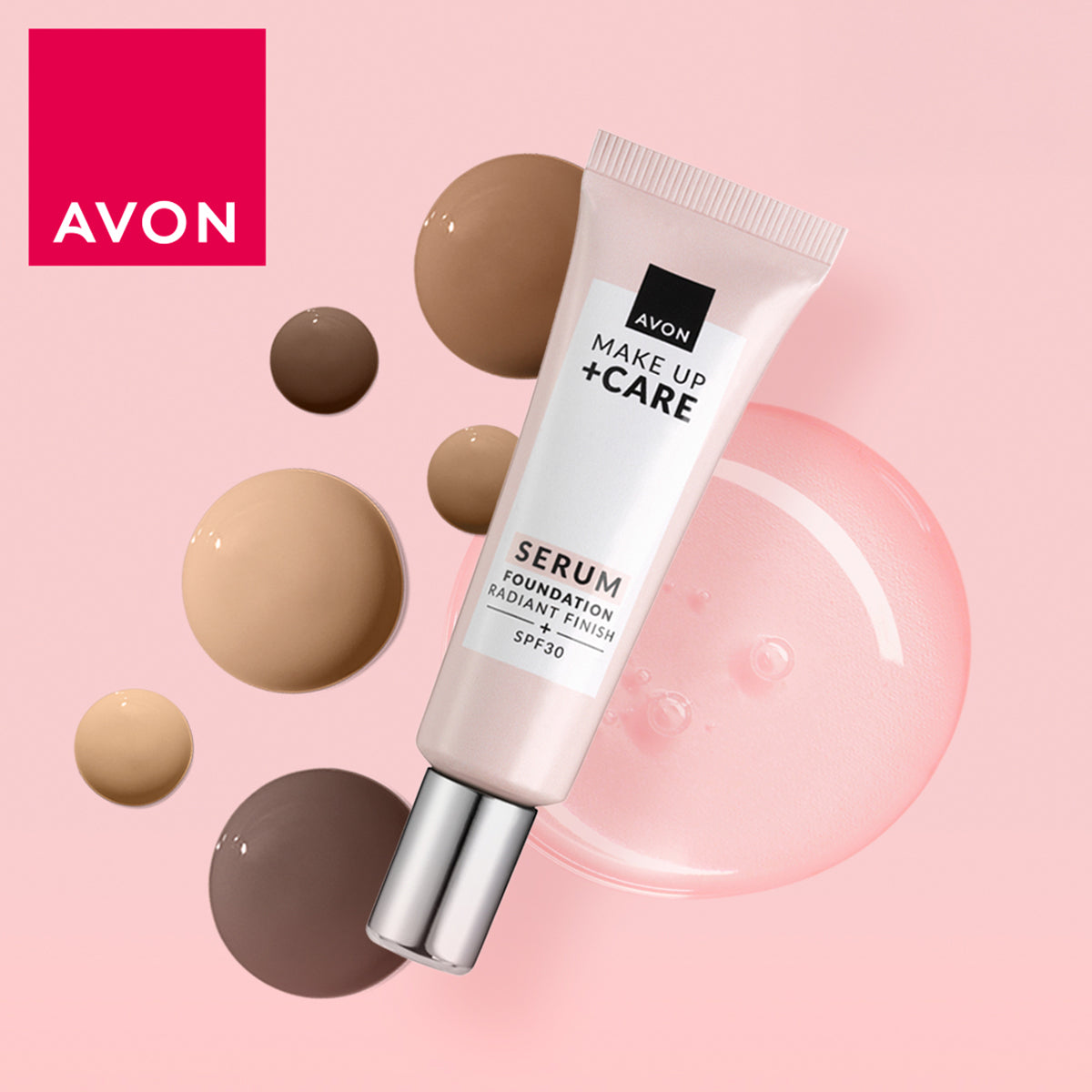 Avon Make Up+ Care Serum Foundation -Medium Beige – 310N