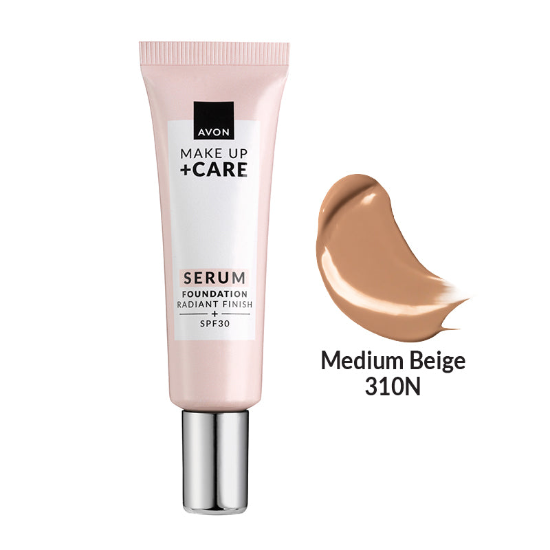 Avon Make Up+ Care Serum Foundation -Medium Beige – 310N