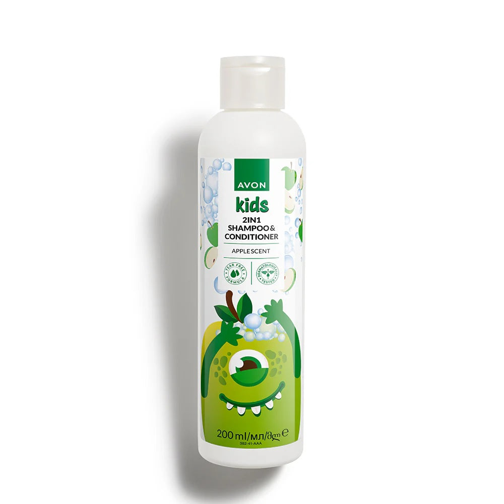 Avon Kids 2 in 1 Shampoo & Conditioner Apple Scent  200 ml