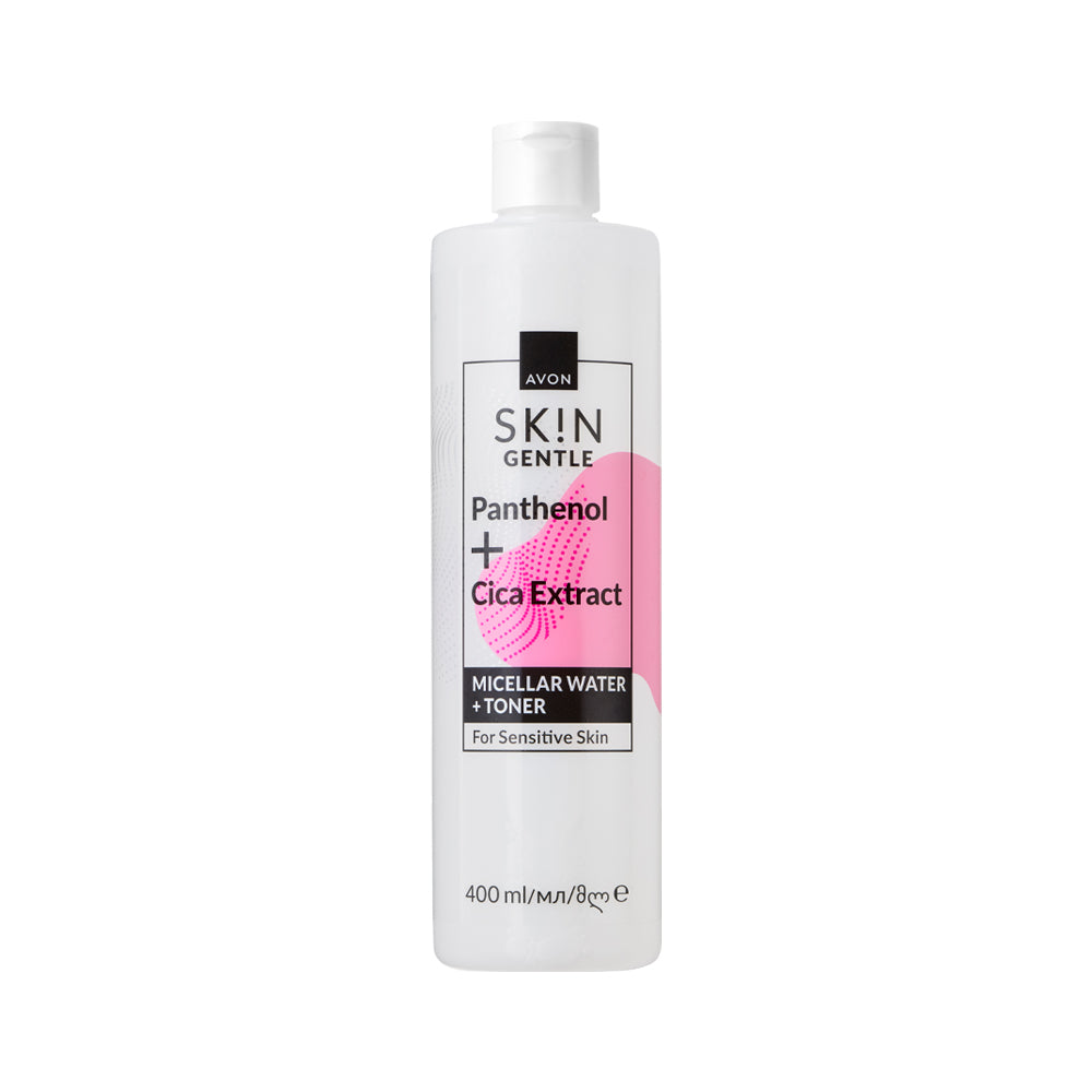 SK!N Gentle Panthenol + Cica Extract Micellar Water + Toner - 400 ML