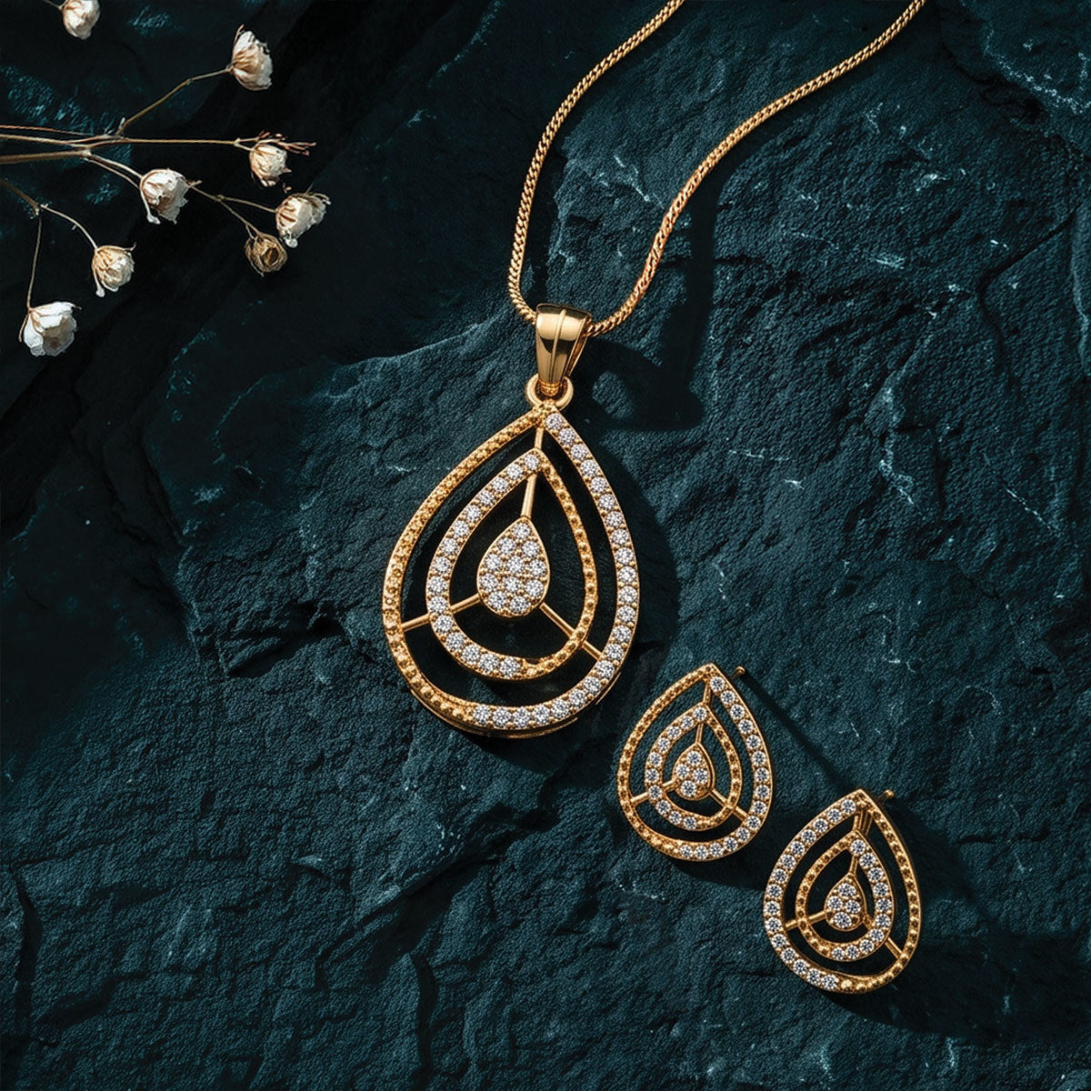 AVON GRACE DROP PENDANT SET (4N)