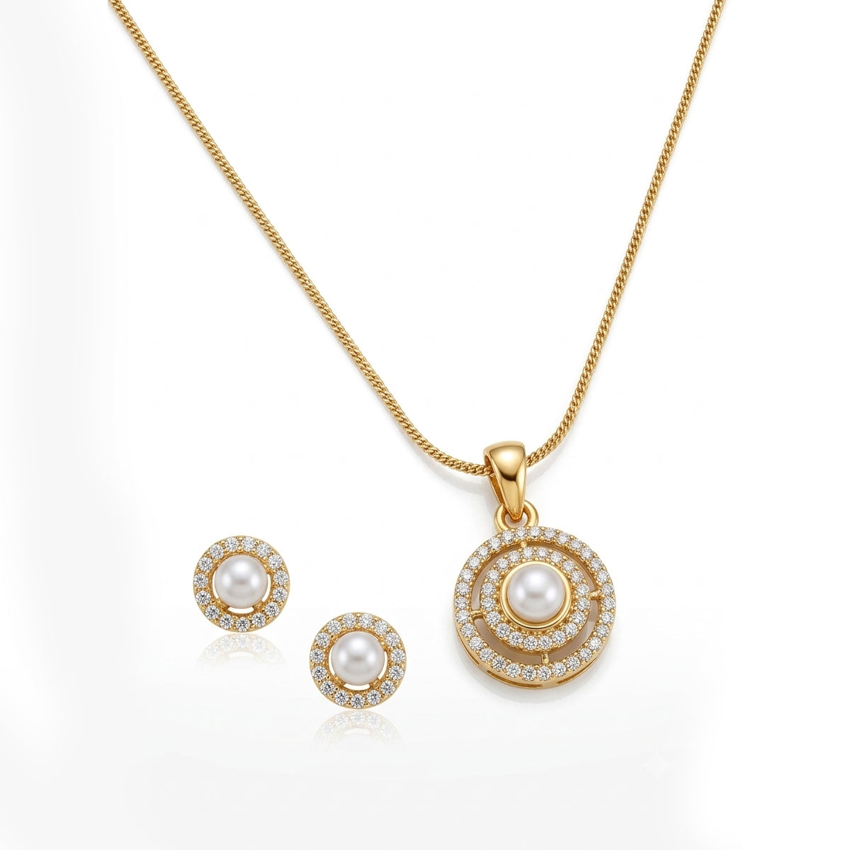 AVON CLASSIC HALO PENDANT SET (4N)