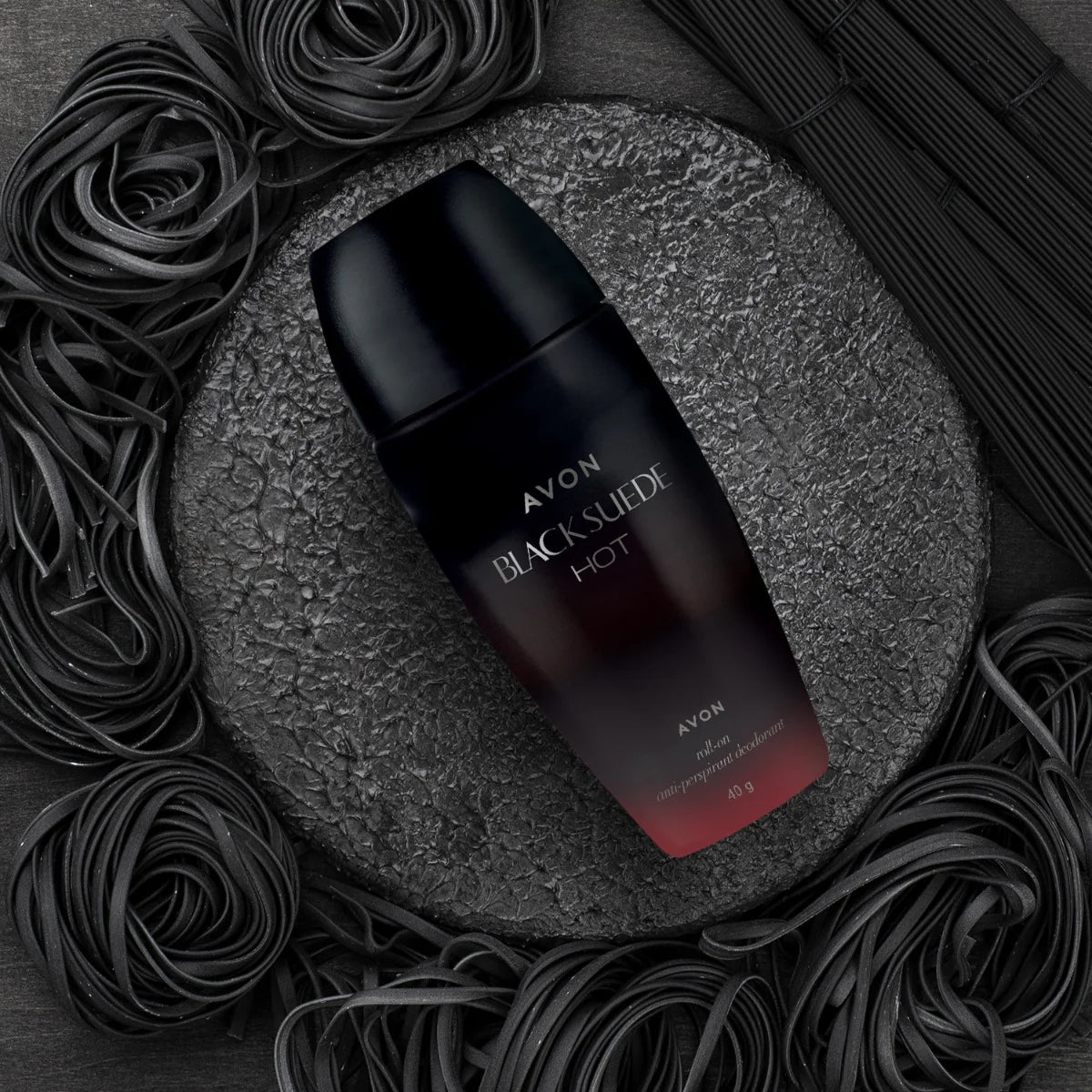 Avon Black Suede Hot Roll-on-Deodorant - For Men