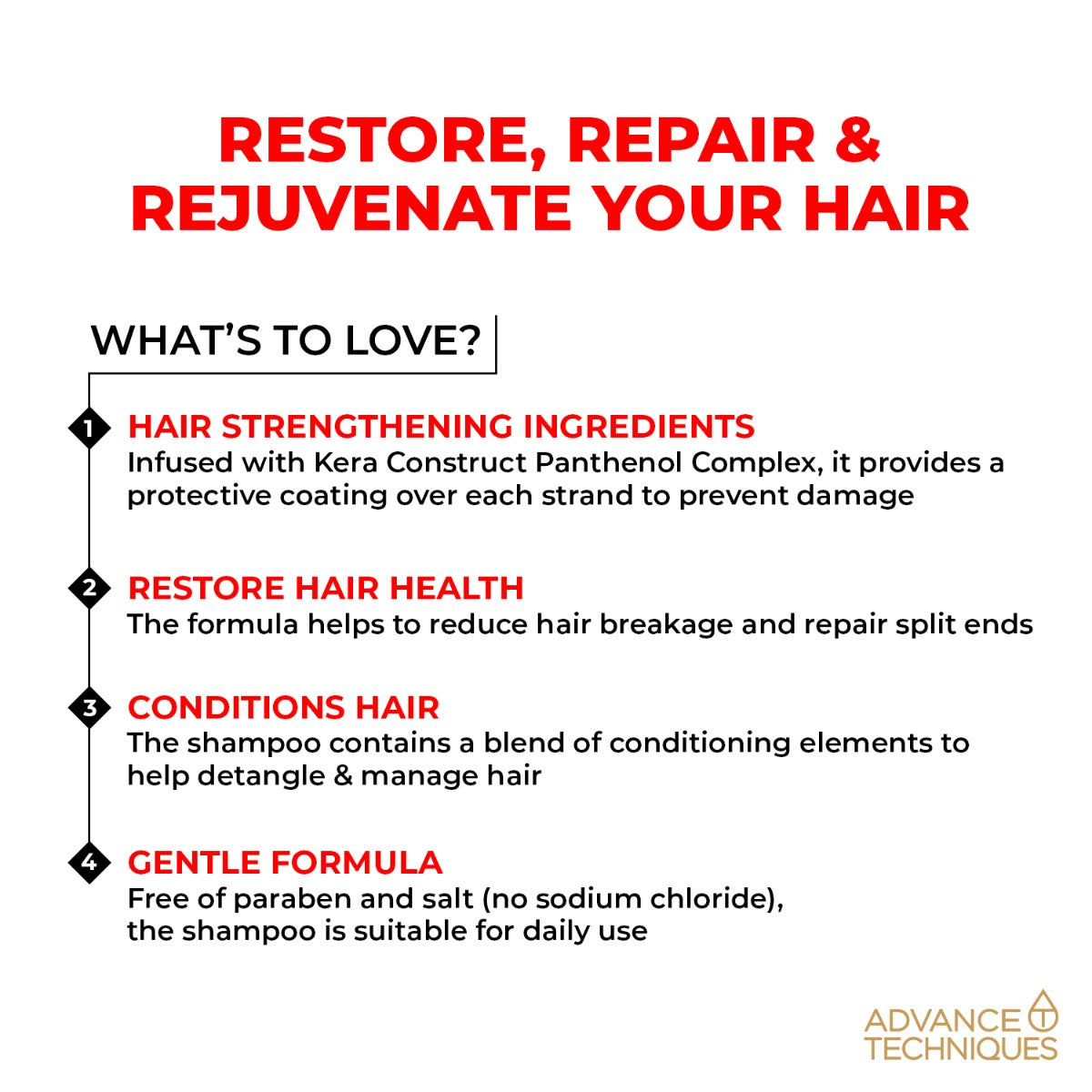 Avon Advance Techniques Reconstruction Shampoo