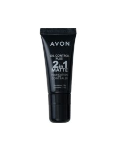 Avon True Oil Control Plus 2-in-1 Matte Foundation & Concealer