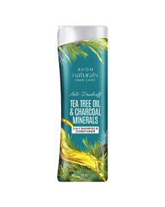 Avon Naturals Tea Tree Oil & Charcoal 2-in-1 Shampoo and Conditioner