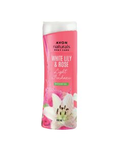 Avon Naturals White Lily & Rose Shower Gel