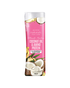 Avon Naturals Coconut Oil & Amino Protein 2-in-1 Shampoo & Conditioner